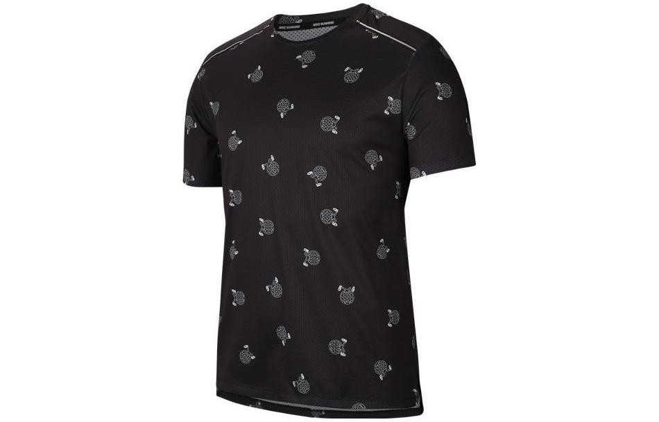 

Nike T Shirts Men s Black Crew Neck Moderate Straight Fit CJ5408-010 L