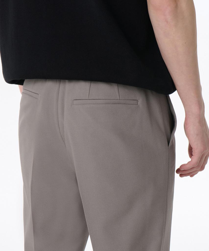Musinsa Standard Whipcord Flare Hidden Banding Slacks [Grayish Beige]