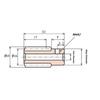 A Pair 1M Modulus Worm Gear Ratio 5/20/30/40/50/60 Teeth Turbine Worm 40CR Tunable Material Good Quality Precision
