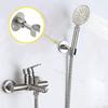 Heavy Duty Shower Holder Stainless Steel Adjustable Wall Mounted Rustproof Shower Head Bracket for Bathroom Shower Accessories