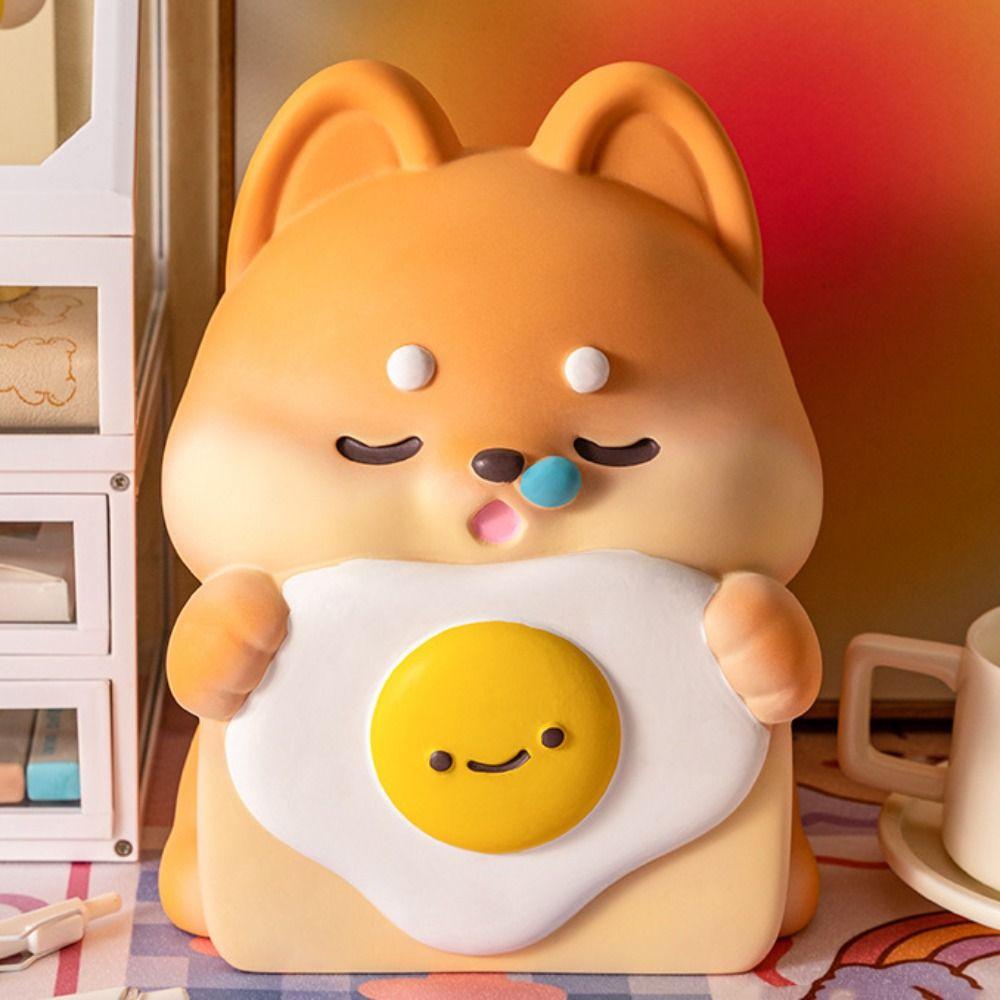 Resistant Fall Cartoon Dog Money Box Vinyl Saving Box Animal Figurines Money Boxes  Children Use