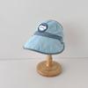 Children's sun protection hat with large eaves summer thin design girls' UV resistant empty top sun protection hat baby sun hat