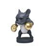 Dynamic Running Dog Statue Athletic Puppy Sculpture for Sports Decor Motivational Gift for Runners Pet Lovers Resin Art Gift