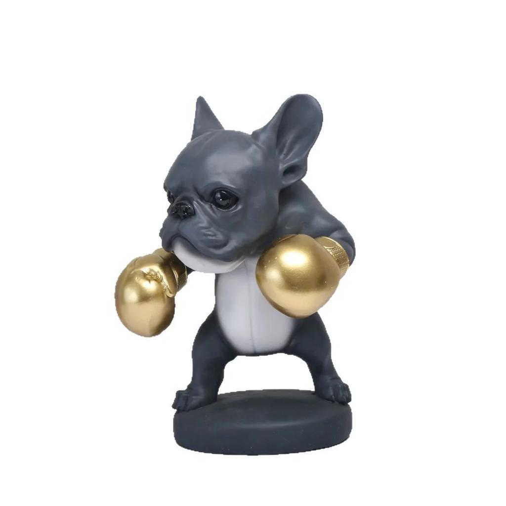 Dynamic Running Dog Statue Athletic Puppy Sculpture for Sports Decor Motivational Gift for Runners Pet Lovers Resin Art Gift