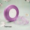 Cinta de Hilo de Nieve Transparente de 1,2 cm para Manualidades: Ganchillo, Accesorios para el Cabello, Lazos, Regalos, Empaque para Pasteles y Cajas, Cinta de Seda