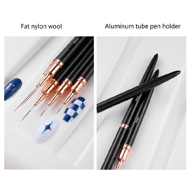 Nails Art Liner Brush Nail Painting Brush Pen Nails Painting Pen Multifunctional Nails Brush for Long Line Details