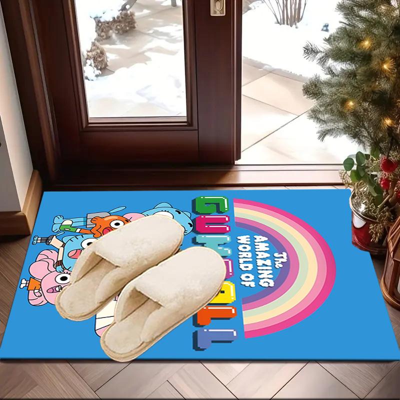 Gum-ball's Amazing World Area Rug Suitable for Indoor And Outdoor,Carpets for Kitchens, Homes, Offices, Living Rooms,Home Decor,Christmas Gift
