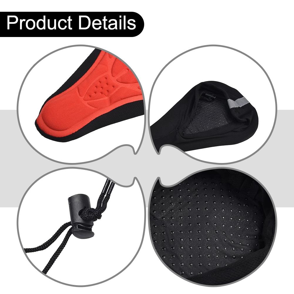 Gel Padded Bicycle Seat Cushion Cover for Smooth and Comfortable Rides