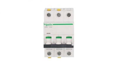 Circuit Breaker iC60H-C20-3 C 20A 3-pole A9F07320