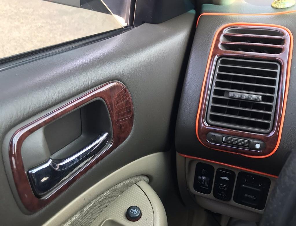 Panel Decor Dark Wood for Honda Civic Sedan VII 2001-2006
