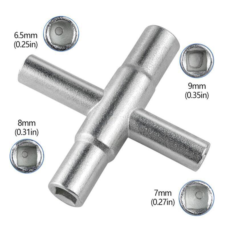 

Многофункциональный разводной гаечный ключ 4 в 1 универсальный гаечный ключ для крана квадратный ключ сантехнический ключ для ванной комнаты ручной инструмент для домашнего ремонта Pack of 1