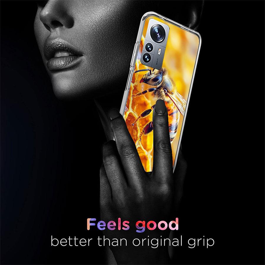 Bees and Honey in the Honeycomb Phone Case For Redmi Note 13 Pro Plus 14 Pro+ 12S 12 11S 11T 11E 11 10S 10 9S 9 Xiaomi Capa TPU