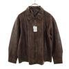 Unused ITEMS URBAN RESEARCH Faux Leather Jacket L Brown Men's Used