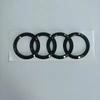 For Audi A3 Front and Rear Ring Logo Bright Black Quattro Tail Logo Set 2010-2020 Modified Badge Car Sticker