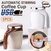 Rechargeable Electric Automatic Stirring Magnetic Mug 380ml Stainless Steel Mixer Coffee Milk Mixing Cup Perfect For Home Office