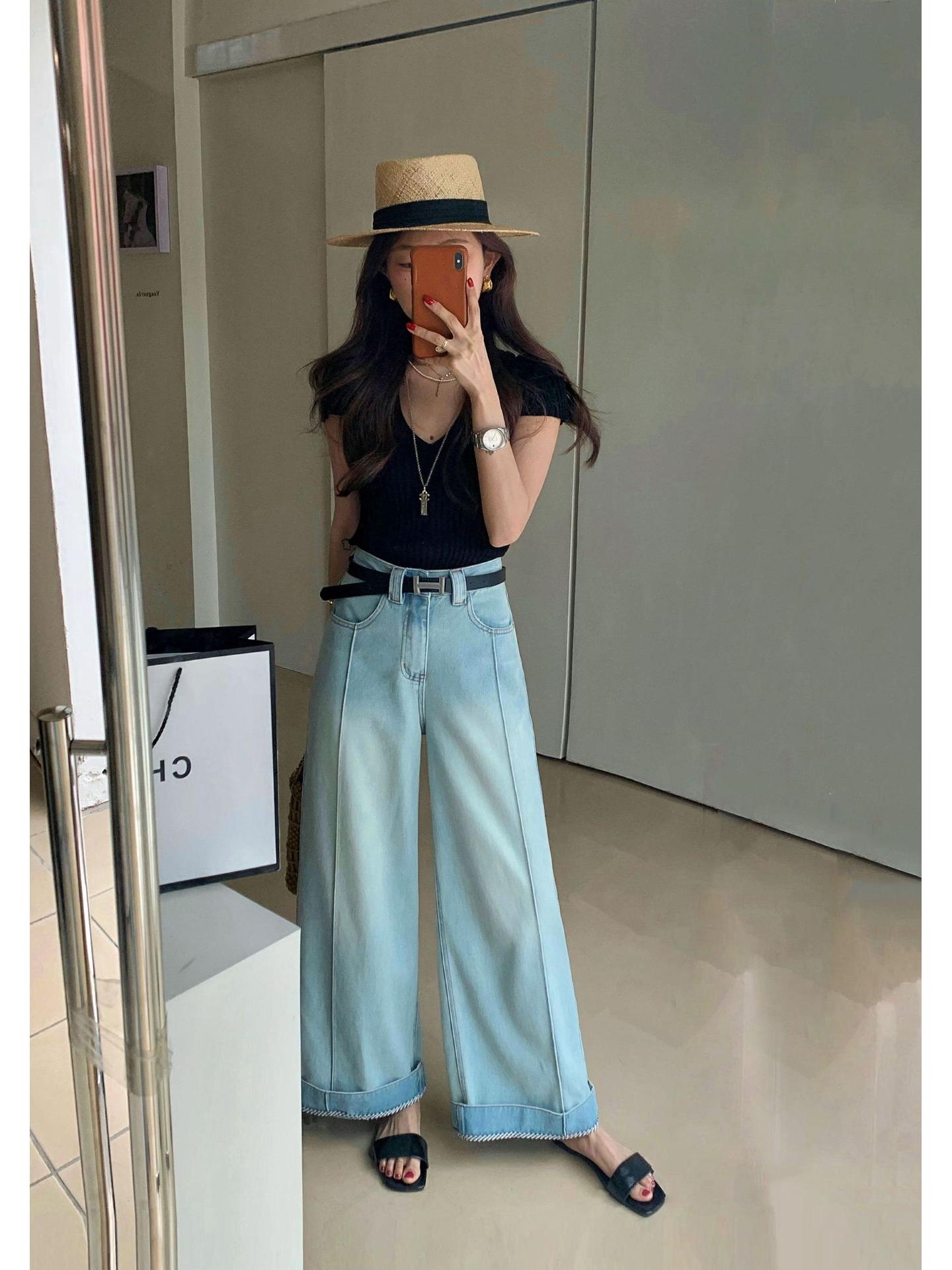 

Сезонное специальное предложение в европейском стиле: Корейские универсальные джинсы. Возвраты/обмены не принимаются. Сделайте заказ и свяжитесь со службой поддержки клиентов в частном порядке. Код 82366. 26 светло-синий