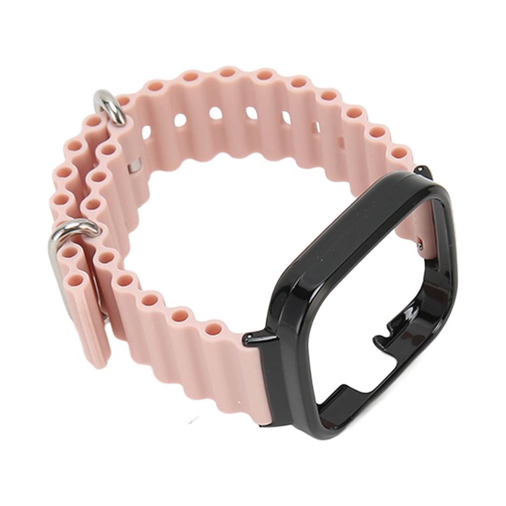 2 In 1 Watch Strap Protective Case Silicone Adjustable Replacement Strap Case for Redmi Watch 3