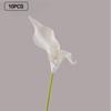 10pcs Artificial Flowers Centerpiece for Dining Table EVA Plastic 56cm Tall Stems Lifelike Calla Lily Realistic Texture