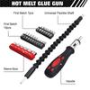WISEUP 295MM Flexible Shaft Set Screwdriver Drill BitHolder Connect Link Electronics Drill 1/4" Hex Shank295mm Car Repair Tools