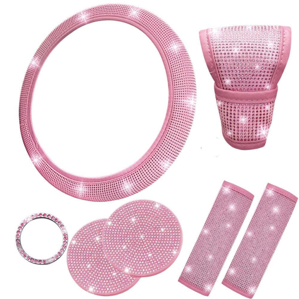 Sparkling Bling Car Interior Accessories Set Automotive Decoration Set Vehicle Accessories
