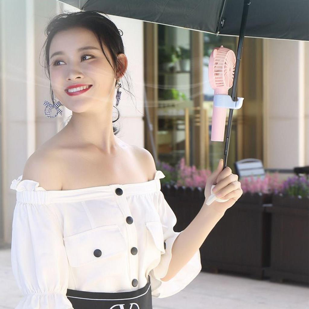 Handheld Personal Fan Holder Handheld Personal Fan Holder For Parasol Handheld Electric Fan Clip For Traveling Beach Camping