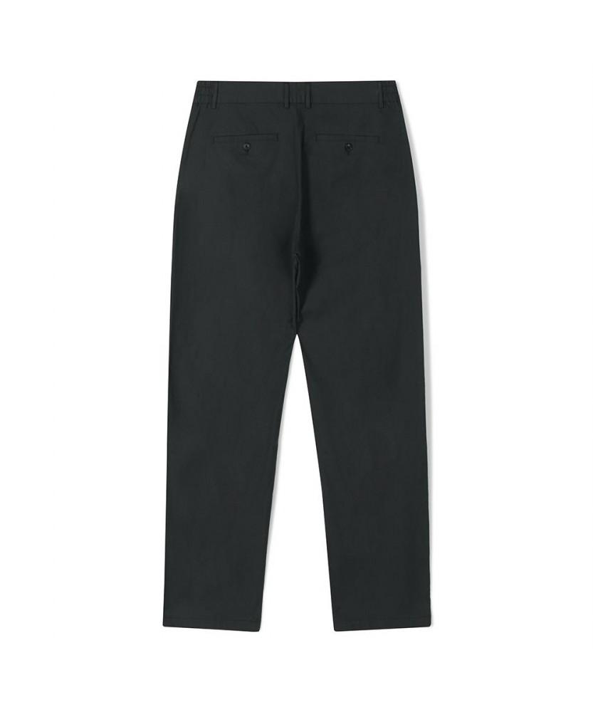 NOTIG Linen Blend Chore Set-Up Pants Charcoal Gray_Ols1Ptlp102Cg