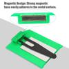 Magnetic Target Plate with Leg for Laser Level Meter Cross Line Double Scale (Green)