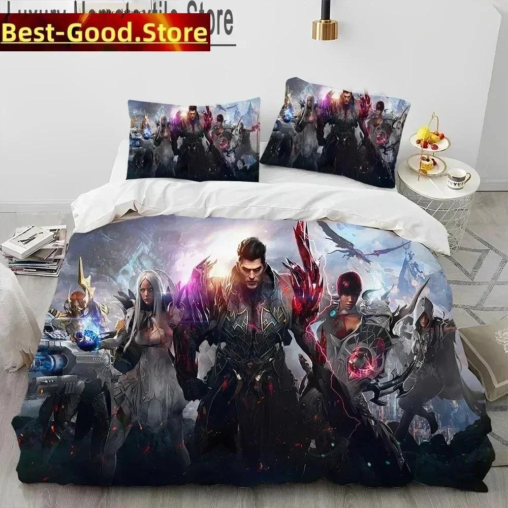 3D Print Lost Ark Game Bedding Set Printed Bed Set With Pillowcase Bed Duvet Cover Soft Queen King Size Bedclothes Home