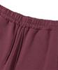 BROWNBREATH Tag Wide Sweat Pants - Burgundy