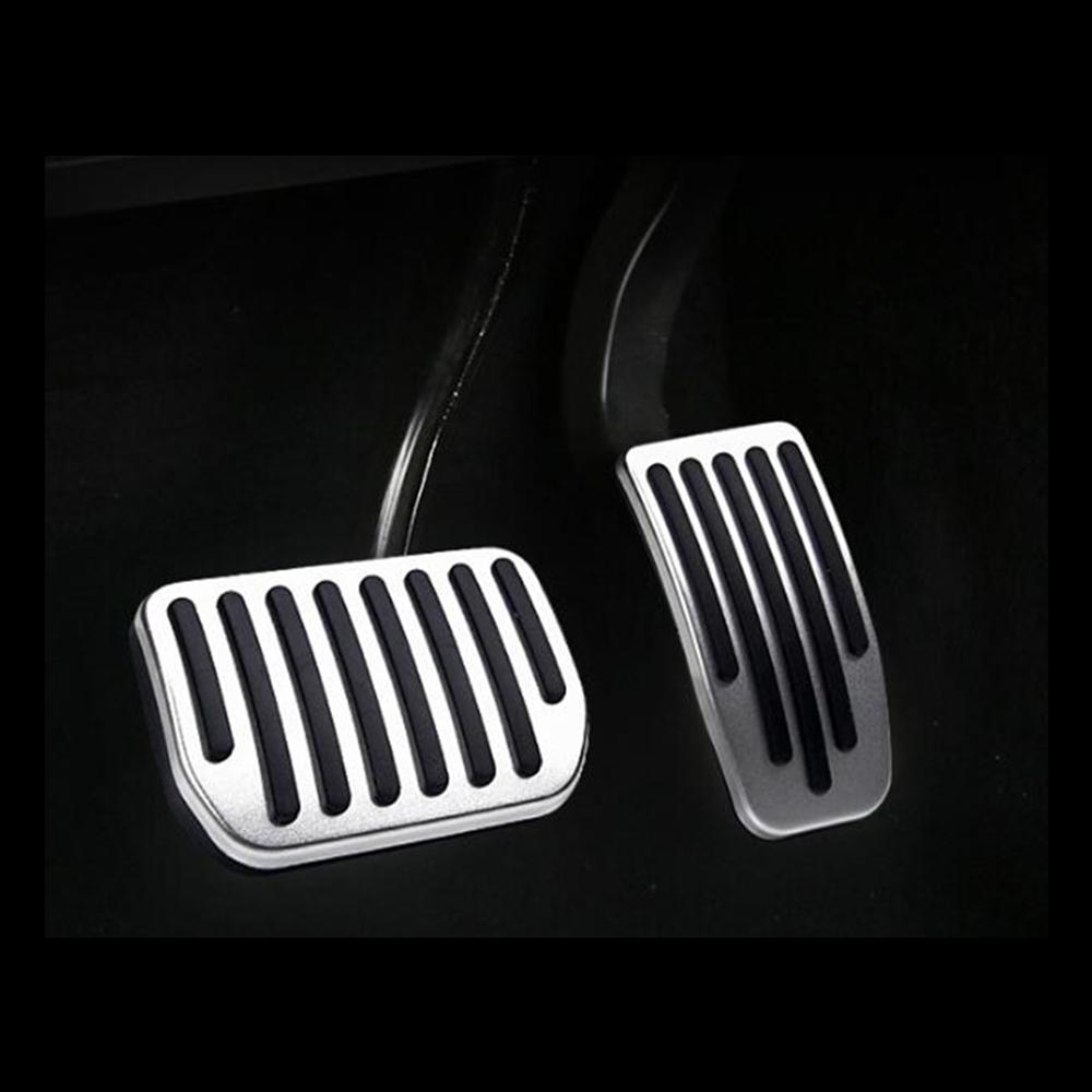 Rutschfeste Fußpedalauflagen Aluminium Rutschfeste Abdeckung Zubehör Für Tesla Model 3