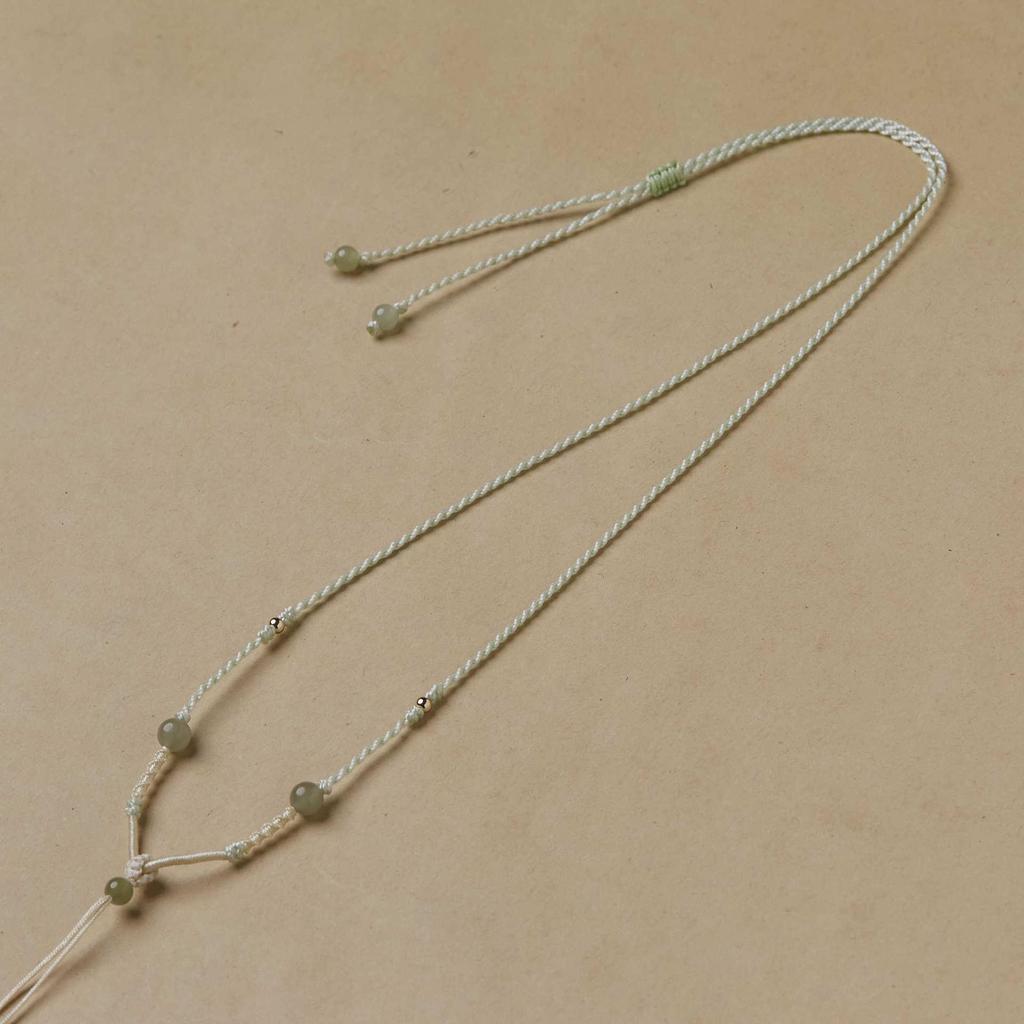 Handwoven Eight-Strand Braided Necklace Cord & Sweater Chain