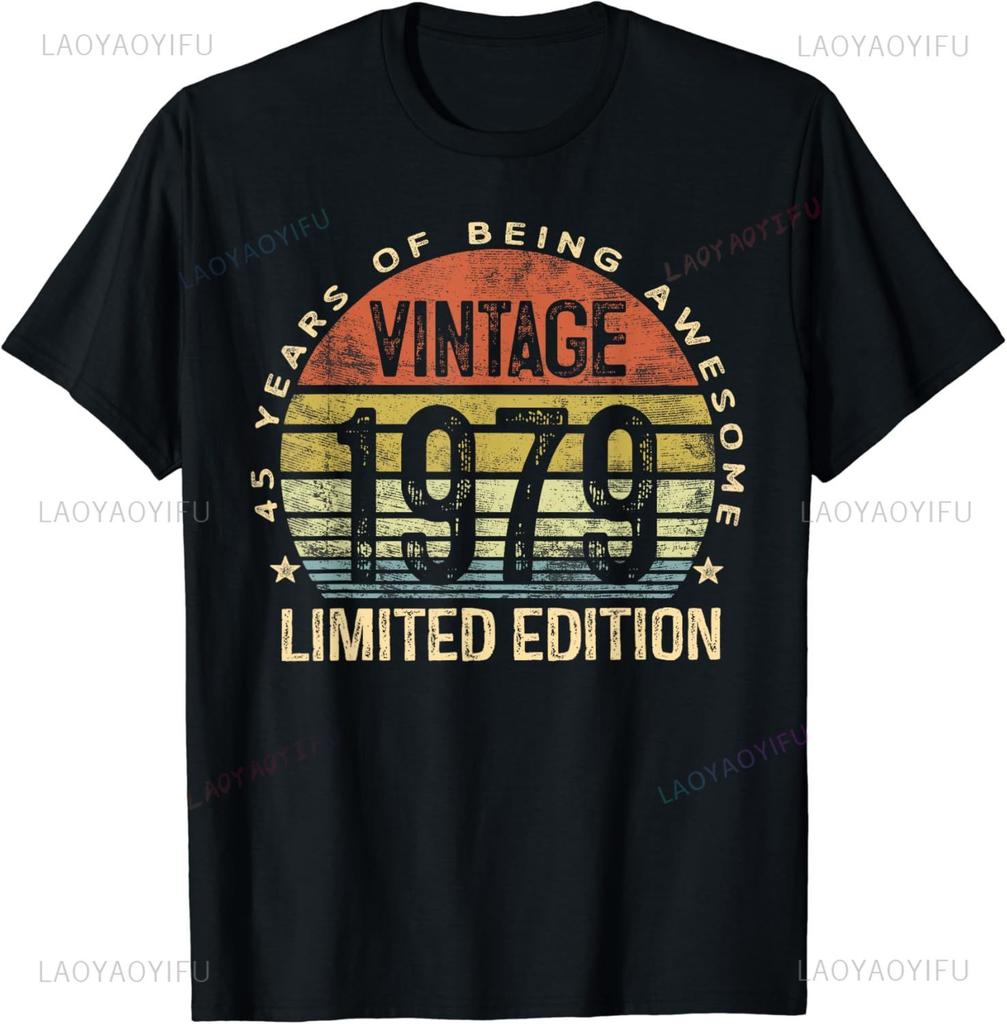 Graphic Streetwear Short Sleeve Birthday Gifts Summer Style T-shirt Mens Clothing Novelty Vintage Made In 1976 1979 TShirts