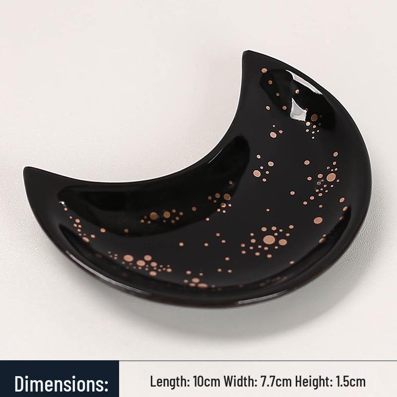 Craft Ceramic Moon Rainbow Jewelry Tray - DIY Mother's Day & Thanksgiving Gift