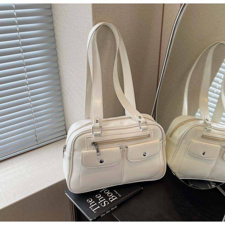Retro tote bag versatile 2025 summer new niche underarm bag trendy fashion large capacity bag