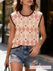 2026 Summer New Arrivals: European American Women's Round Neck Chunky Knit Sweater Vest