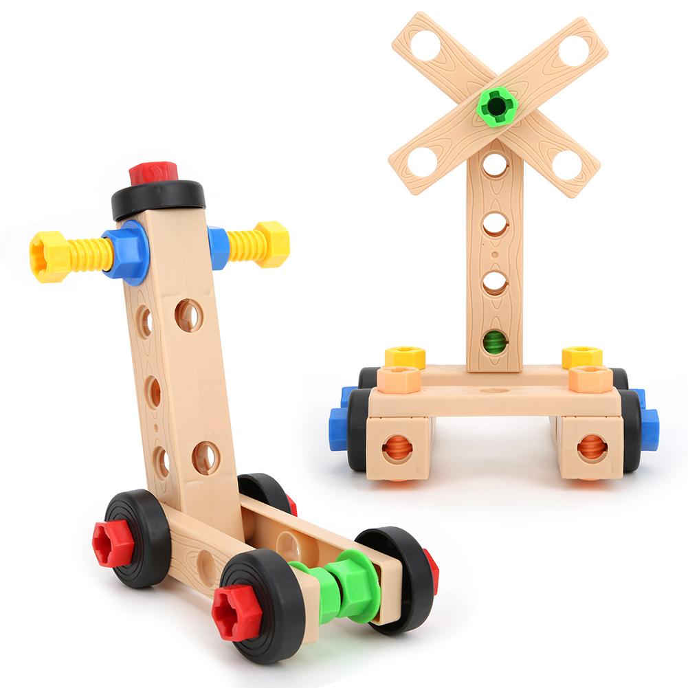 Children Assembly Building Blocks Realistic Shape Multi-function Repair Nut Combination Boys Educational Toys