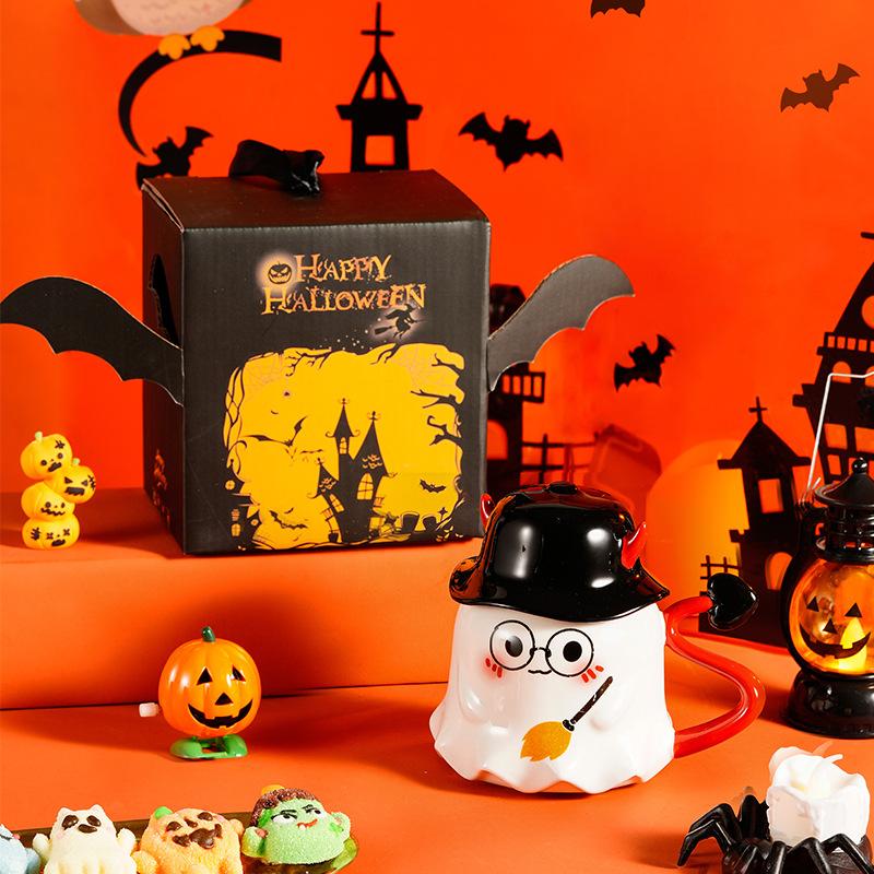 

Хэллоуин призрак Демон Эльф кружка Креативный подарок керамическая кружка кофейная кружка смешная 201-300ml