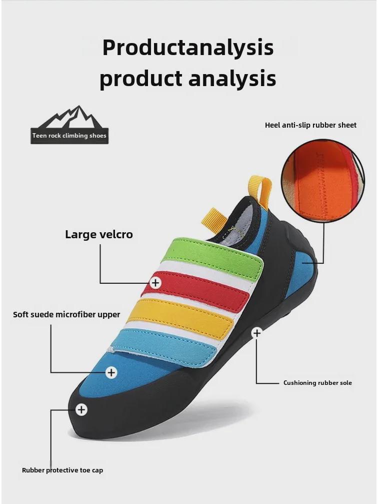 Kinder Profi Rutschfest Atmungsaktiv Indoor Kletterschuhe für Anfänger