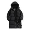 Down cotton clothes men's new winter thickened medium and long cotton clothes men's and women's large size hooded warm bread clothes