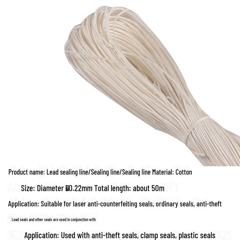 Elek Anti-Theft Seal Kit: Lead Seal Beans, Pliers, Wire, Lock, and Water Meter Seal Set