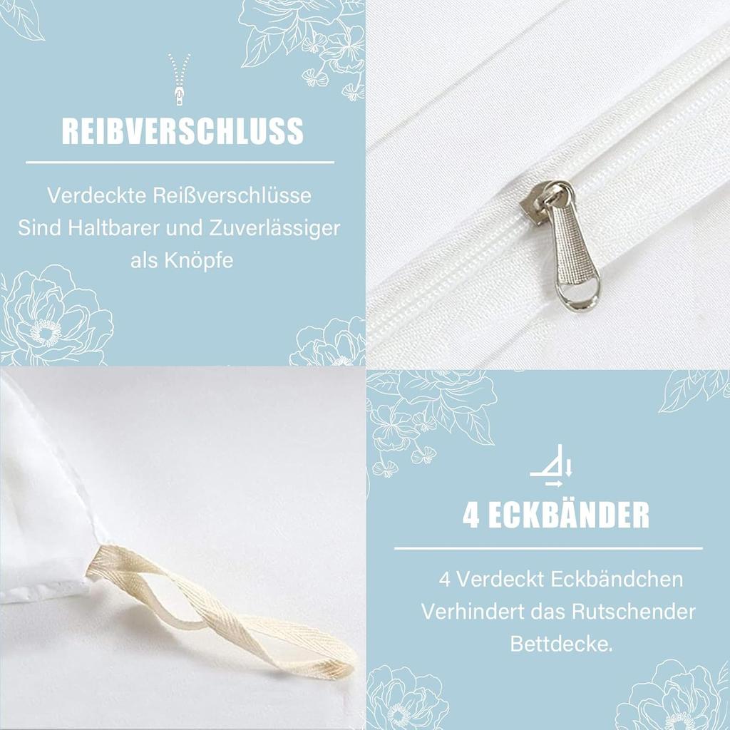 Gothic Style Skull Duvet Cover Set,Skeleton Bedding Set, Microfiber Duvet Cover Set with Zipper Closure for Teens and Adults