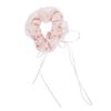 1PCs New Style Heavy Hand Made Milk Blue Check Love Lace Four Layer Large Bowel Hair Circle Sweet Ballet Ball Rope