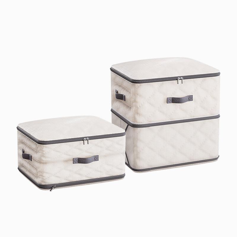 Large Pvc Quilt Storage Bag With Compression Design For Bedroom Organizing