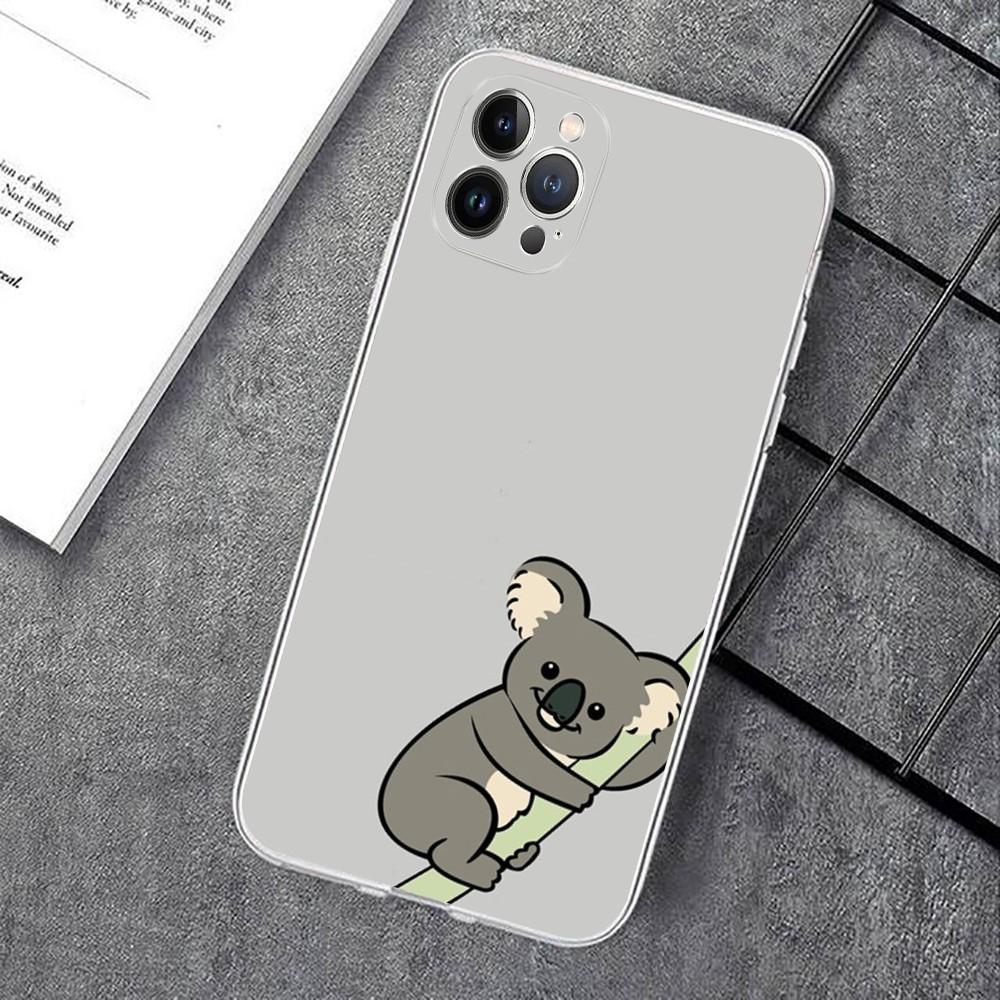 Koala Bear Cute Phone Case For IPhone 14 11 12 13 Mini Pro XS Max Cover 6 7 8 Plus X XR SE 2020 Funda Shell