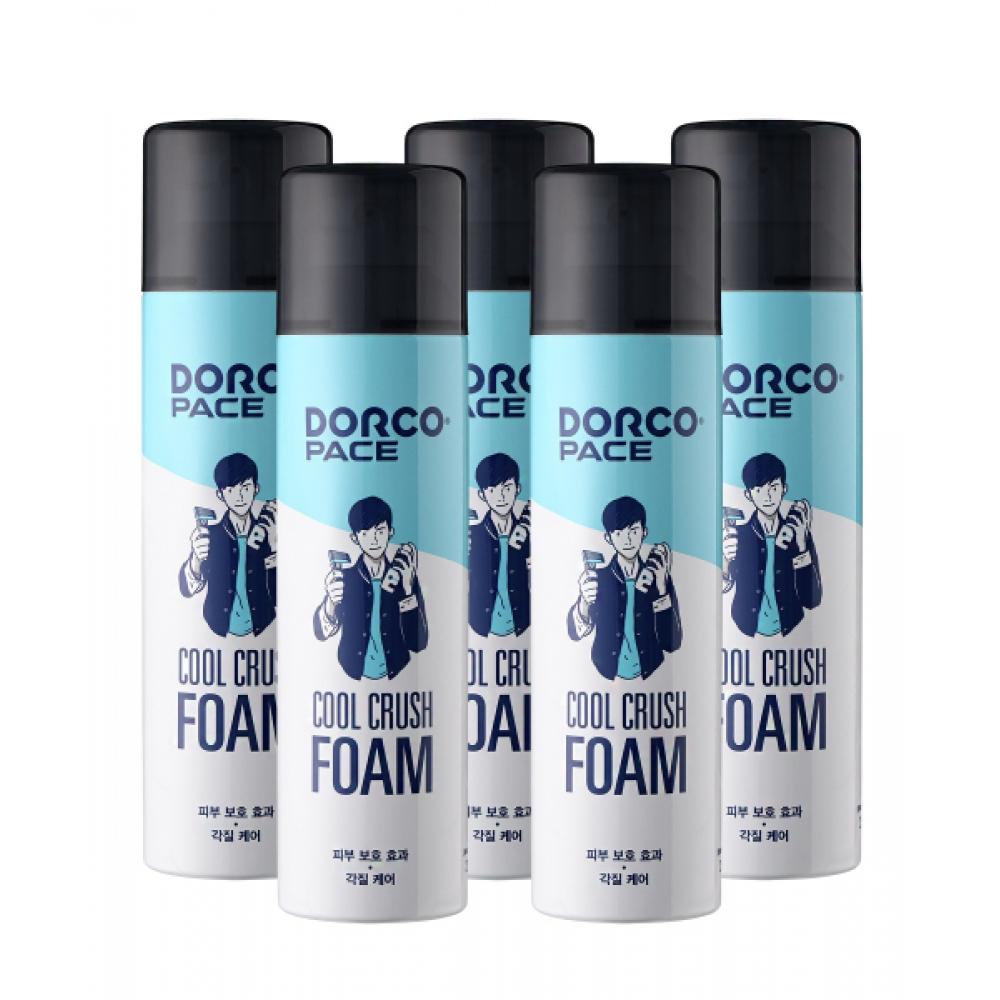 Dorco Face Cool Crush Large Capacity Shaving Foam 250mlx5 Dorco Face Cool Crush Large Shaving Foam 250mlx5