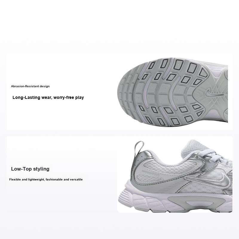 Детские кроссовки Nike V5 RNR PS White Metallic Silver Pure-Platinum HQ6412-103 28