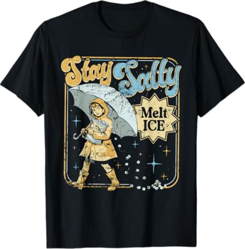 Stay Melt ICE Salty Political Retro T-Shirt XXXXL
