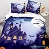 Halloween Kürbis Horror Festival Fledermaus Bettwäsche Set Jungen Mädchen Einzelbett Queen Size Bettbezug Kissenbezug Bett Kinder Erwachsene