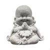 Buddha Statue Sculpture Antique Tea Pet Ornament Sitting for Desktop Hotel