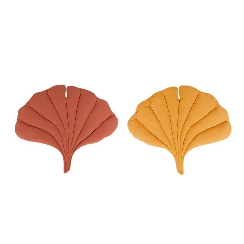 Pet Fall Leaf Seat Cushion With Washable Polyester For Small Dogs And Cats